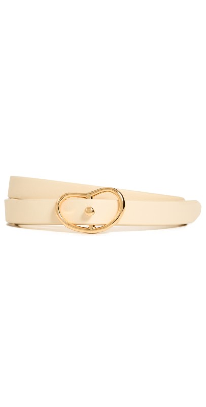 Lizzie Fortunato Skinny Georgia Belt In Butter Yellow