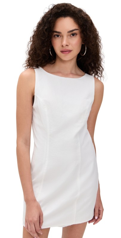 LSPACE Oceanside Mini Dress White