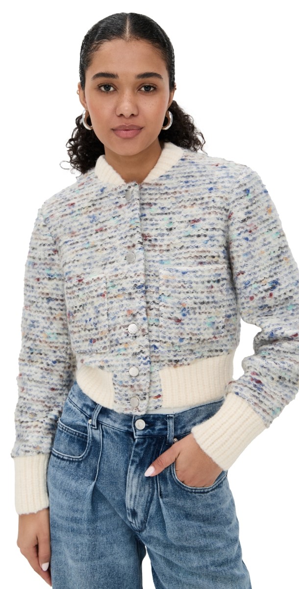 IRO Selim Sweater Grey White