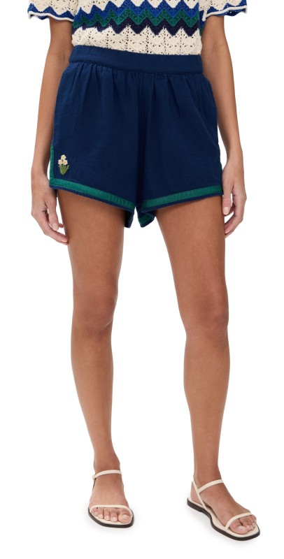 Birds of Paradis Rhea Shorts Blue