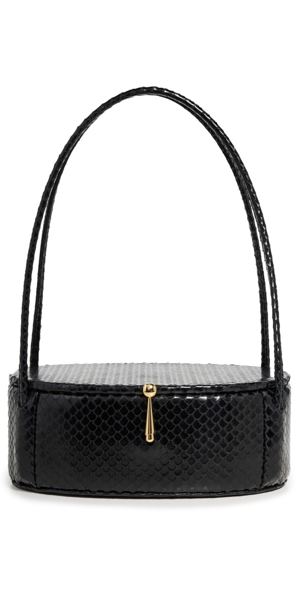 ALEXIS Constance Petite Oval Bag Black