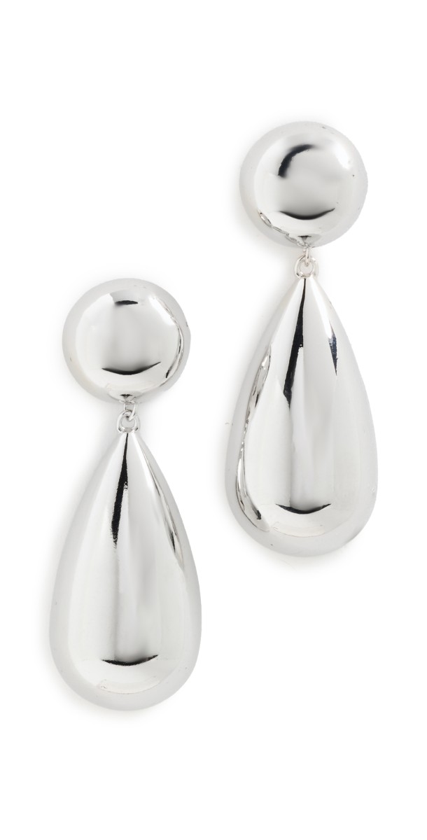 SHASHI Wayne Drop Earrings Gold/Silver