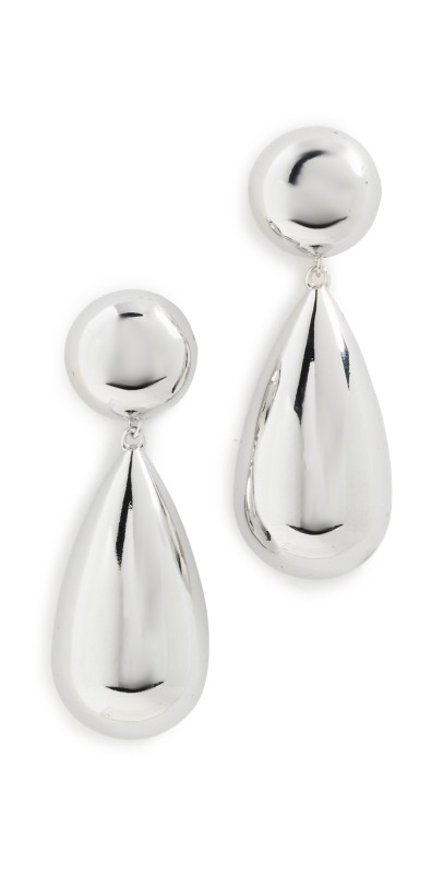 SHASHI Wayne Drop Earrings Gold/Silver