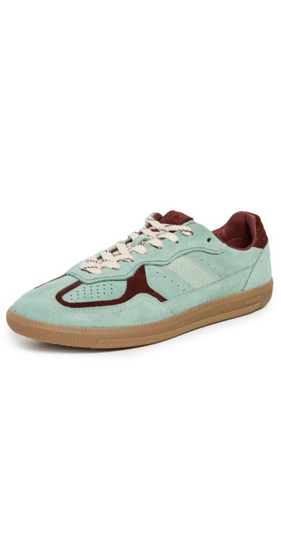 ALOHAS Tb.490 Rife Matcha Leather Sneakers Blue