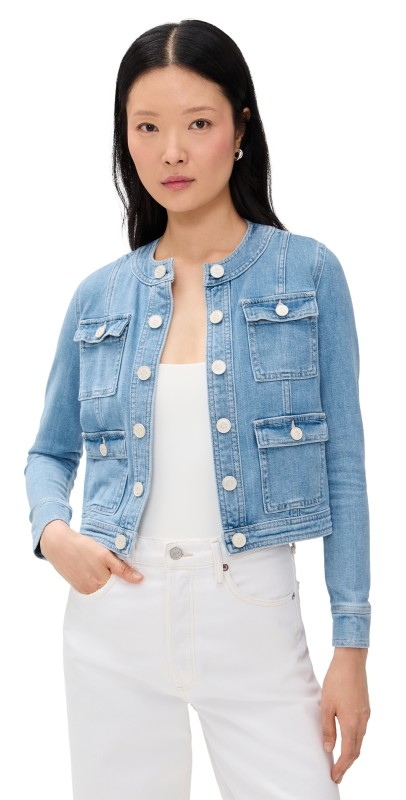 L'AGENCE Yari Collarless Jacket Euclid