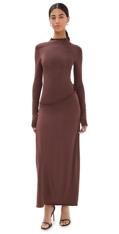 Lioness Resolution Maxi Dress Chocolate Brown