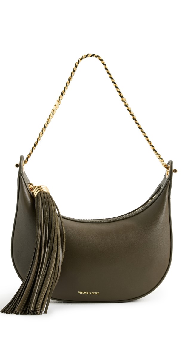 Veronica Beard Small Fortune Hobo Bag Cypress