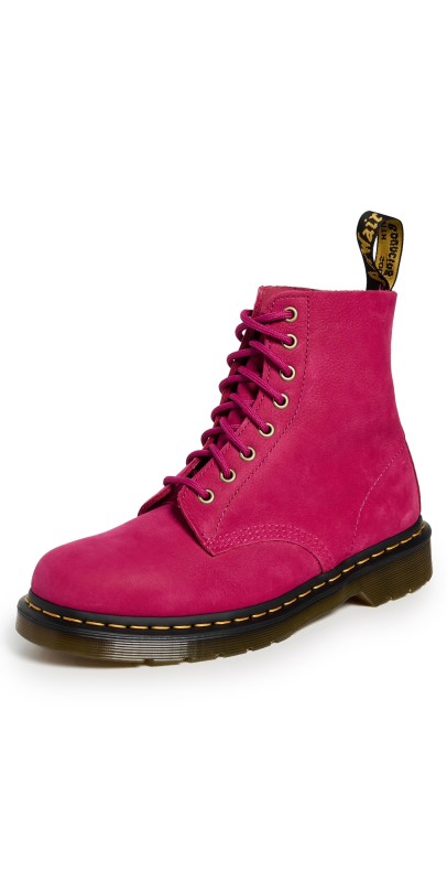 Dr. Martens 1460 Pascal Milled Nubuck Boots Fuchsia Pink