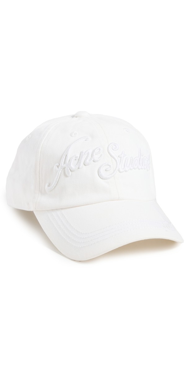 Acne Studios Logo Cap Whit
