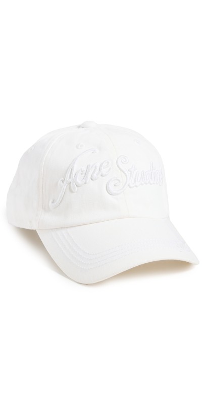 Acne Studios Logo Cap Whit