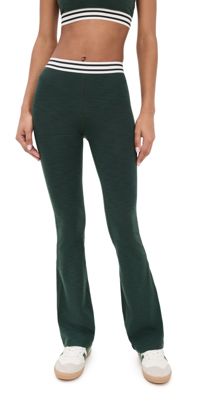 Splits59 Raquel Active Rib Flare Leggings Heather Military