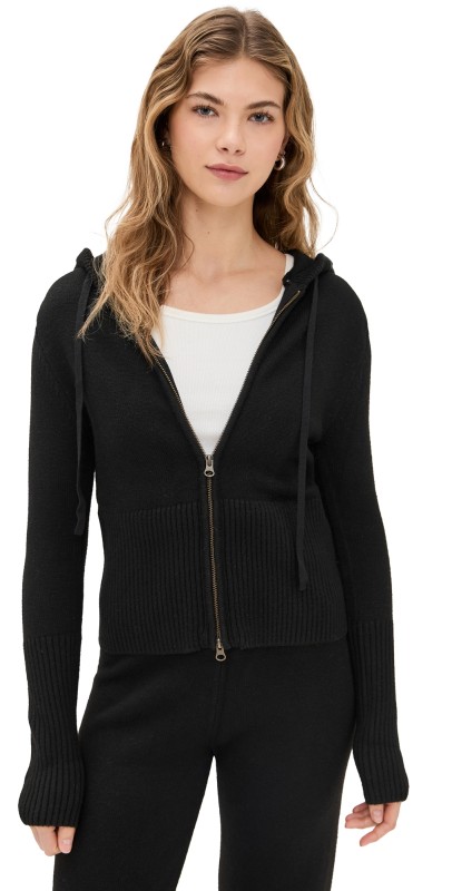 Honeydew Intimates Spice It Up Knit Hoodie Black