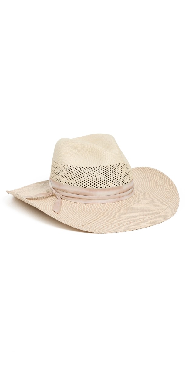 Freya Mesquite Straw Hat Natural/Blush