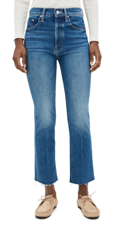 MOTHER The Tripper Ankle Fray Jeans It's A Small World