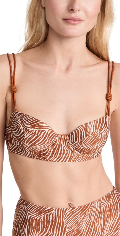 ViX Paula Hermanny Maza Corsage Gwen Bikini Top Multi