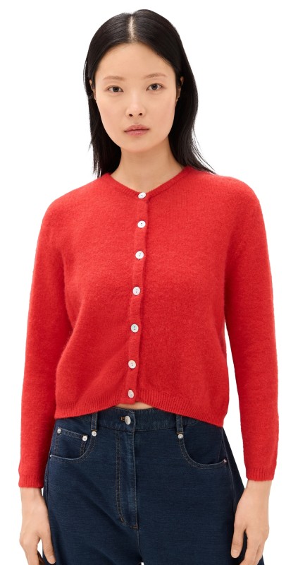 American Vintage Vitow Cardigan Fraise