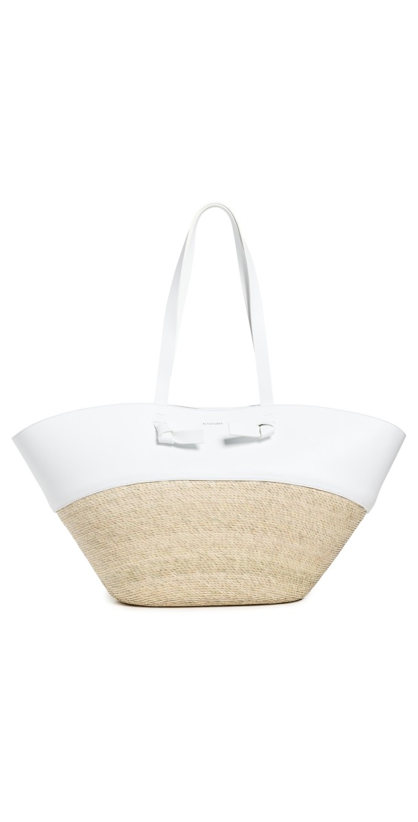Altuzarra Large Knot Basket Optic Whit