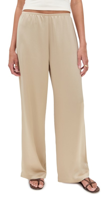 Leset Barb Wide Leg Pants Sand