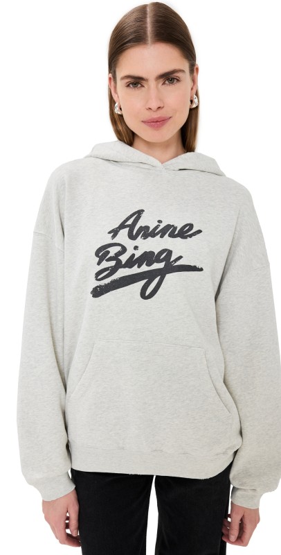 ANINE BING Harvey Signature Sweatshirt Grey