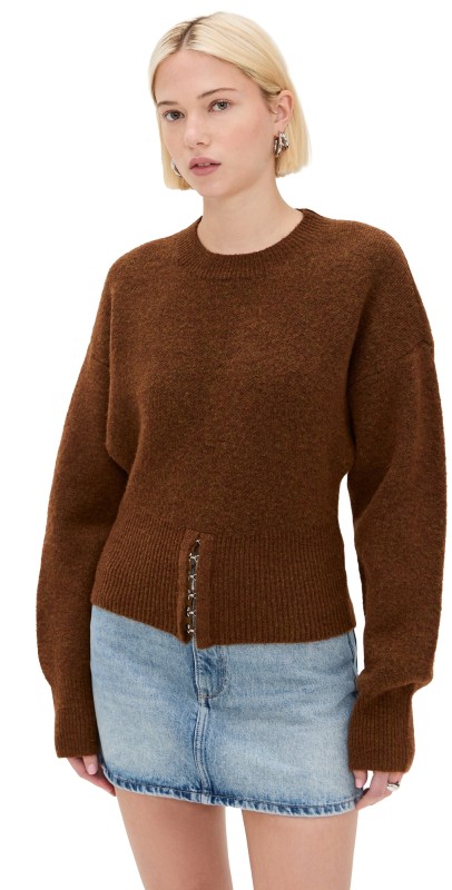 Lioness Dion Knit Pullover Chocolate