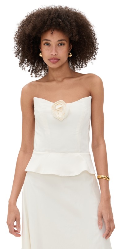 Damaris Bailey Delicias Corset Top White