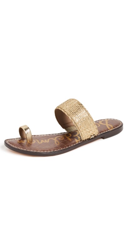 Sam Edelman Gemini Sandals Sunny Gold/Chai Cream