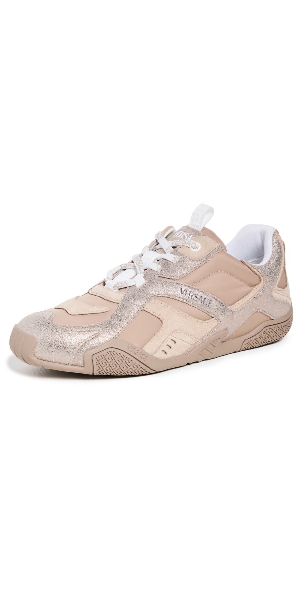 Versace Galaxia Sneakers 1KJ10-Metallic Champagne