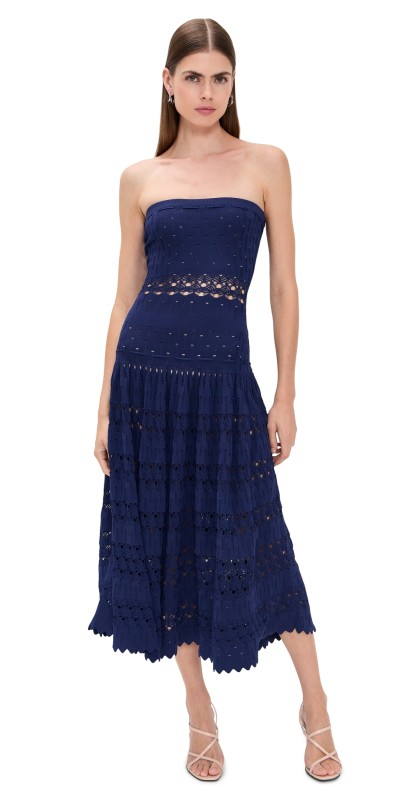 ALEXIS Payge Dress Navy Blue
