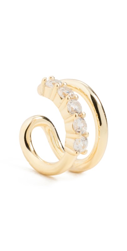 SHASHI Manchester Ear Cuff Gold