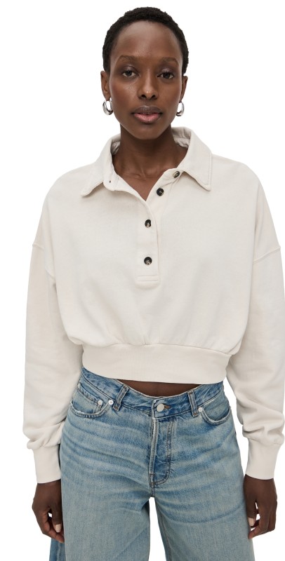 HAIKURE Edie Sweatshirt Ecru