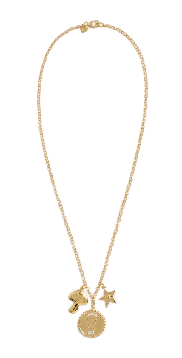 HART 18 Mini Belcher Chain Charm Necklace Gold