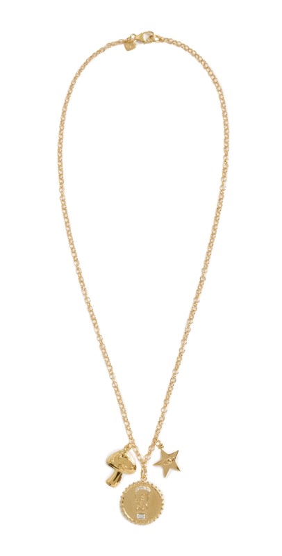 HART 18 Mini Belcher Chain Charm Necklace Gold