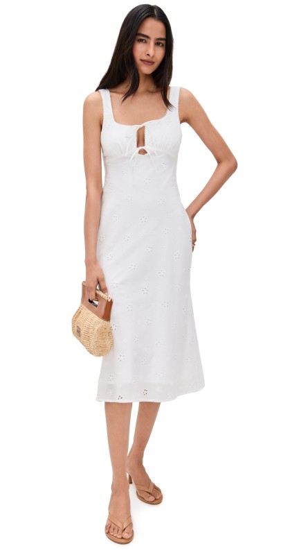 NIA Shane Dress White
