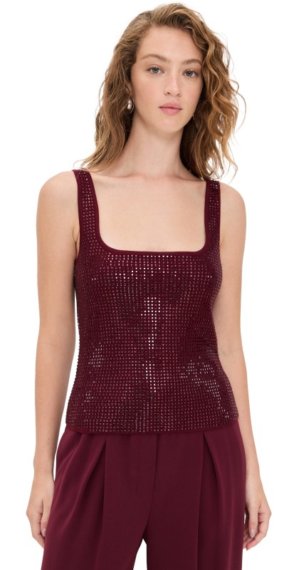 Retrofête Marzia Embellished Top Port