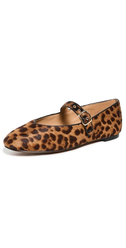 Madewell Hera Ballet Flats Caramel Multi