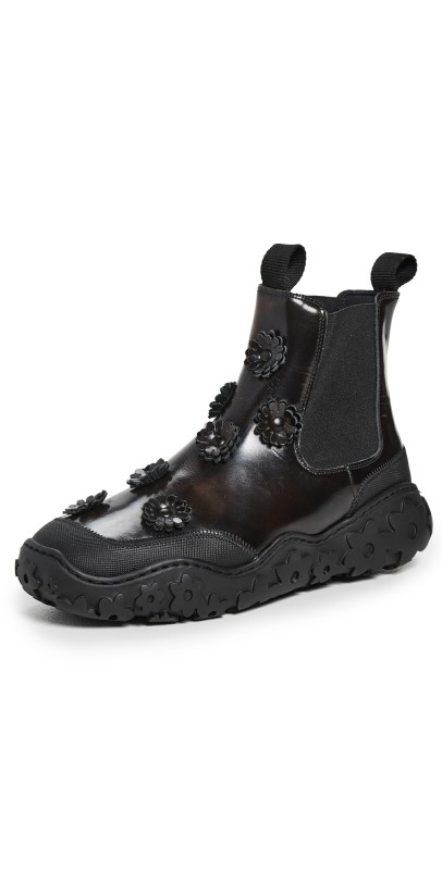 Cecilie Bahnsen Leather Binley Boots Brown