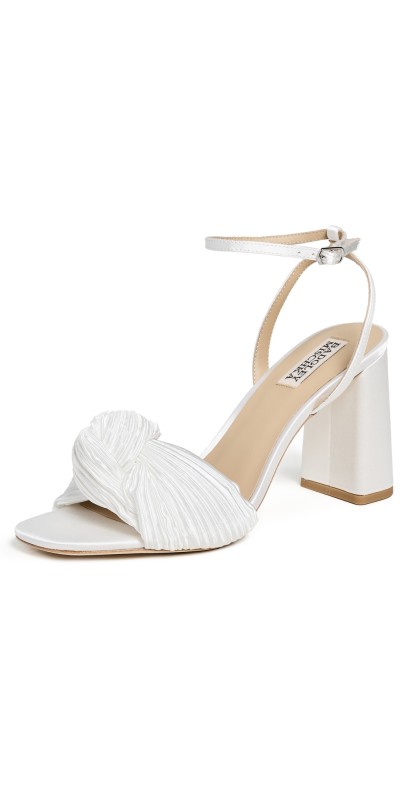 Badgley Mischka Dafne Sandal Heels White