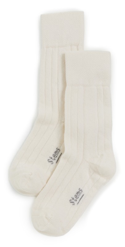 Stems Pure 97 Cashmere Socks Chestnut