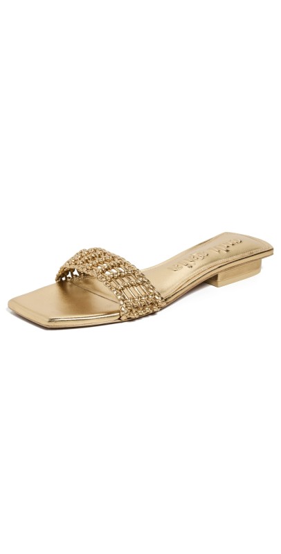 Cult Gaia Maya Sandals Brass