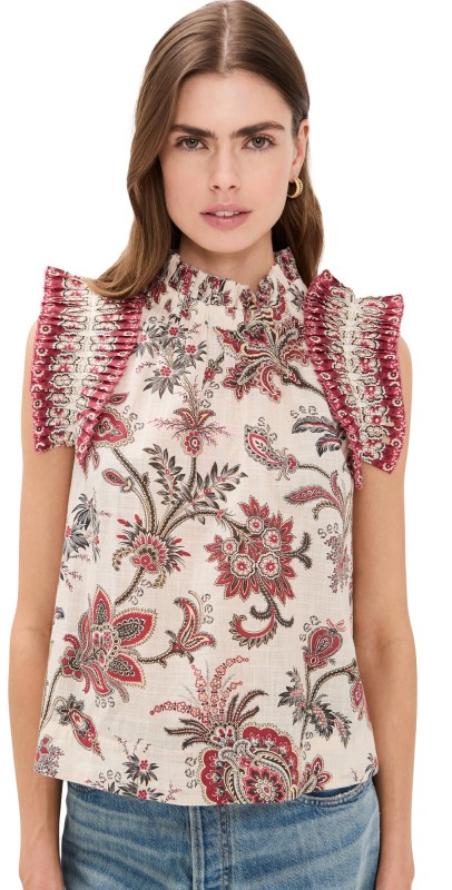 Sea Flutter Sleeve Top Multi