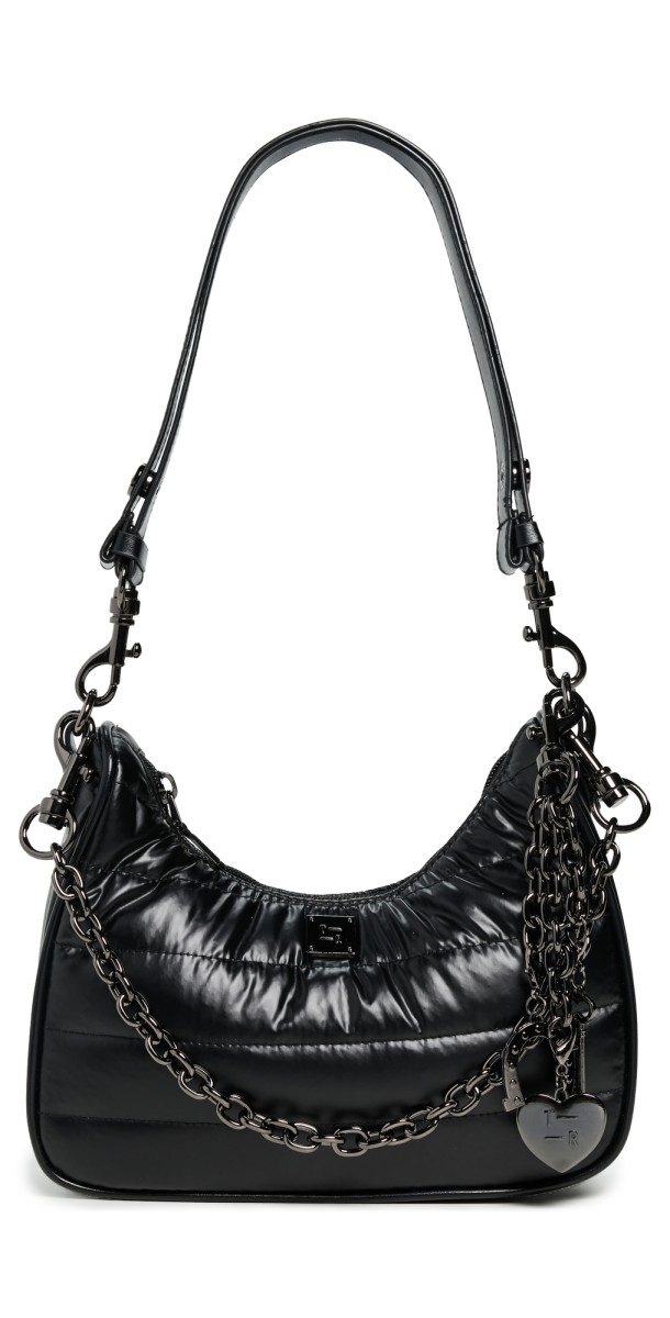 Think Royln Soulmate Shoulder Bag Pearl Black