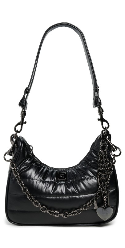 Think Royln Soulmate Shoulder Bag Pearl Black