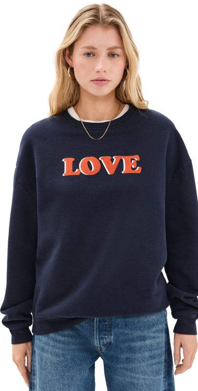 KULE The Oversized Love Sweatshirt Navy