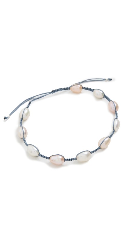 SHASHI Pearl Slide Bracelet Pearl
