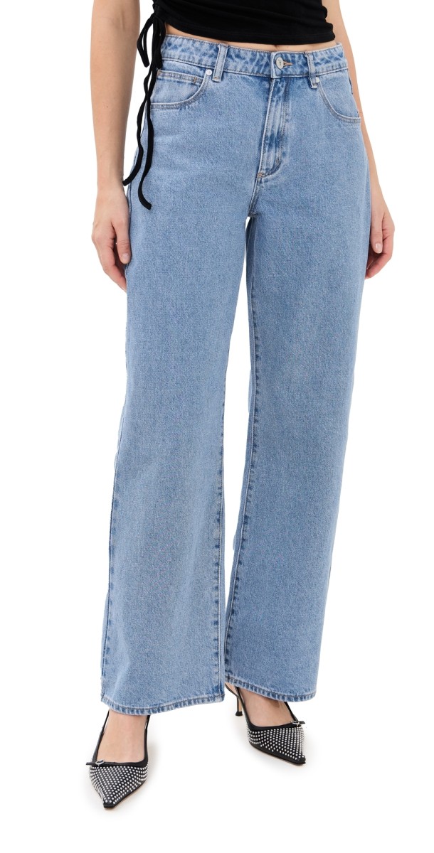 ABRAND 95 Baggy Gigi Jeans Mid Blue