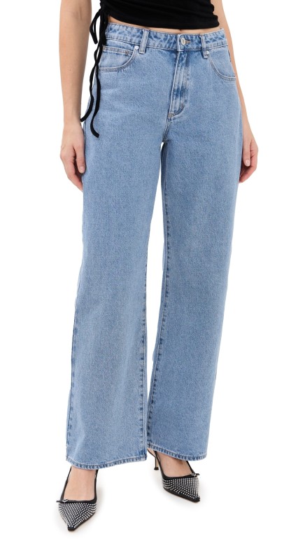 ABRAND 95 Baggy Gigi Jeans Mid Blue