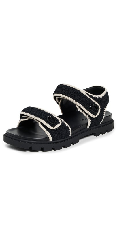 Coach Brynn Sandals Black/Chalk