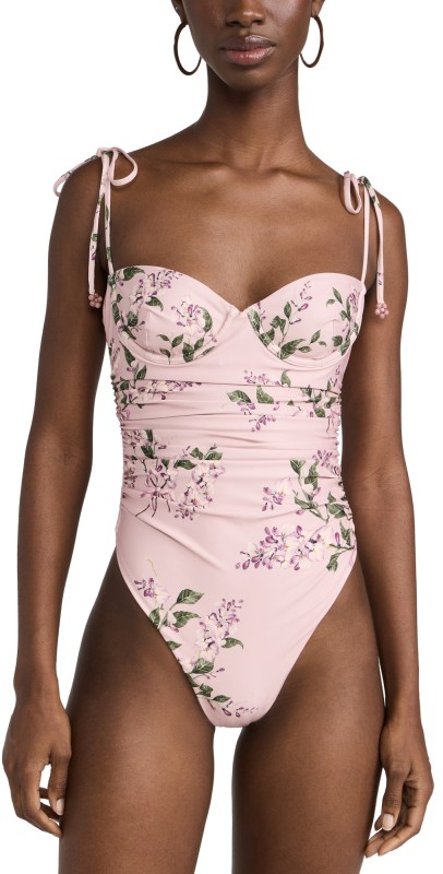 Agua by Agua Bendita Rabano Wisteria One Piece Multicolor