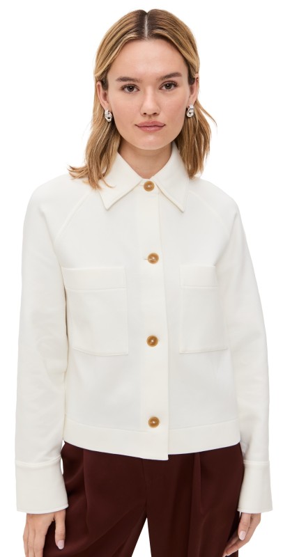 Vince Shirt Jacket Off White