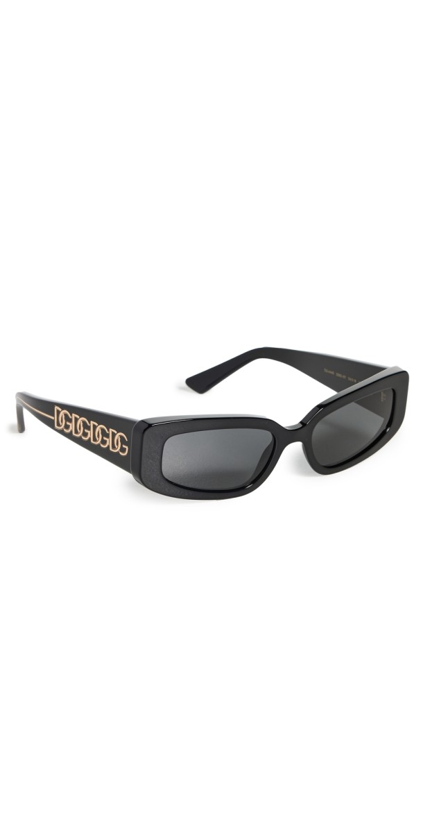 Dolce & Gabbana DG4445 Cat Eye Sunglasses Black
